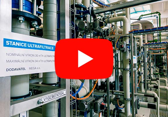 Water treatment by MEGA for industrial purposes