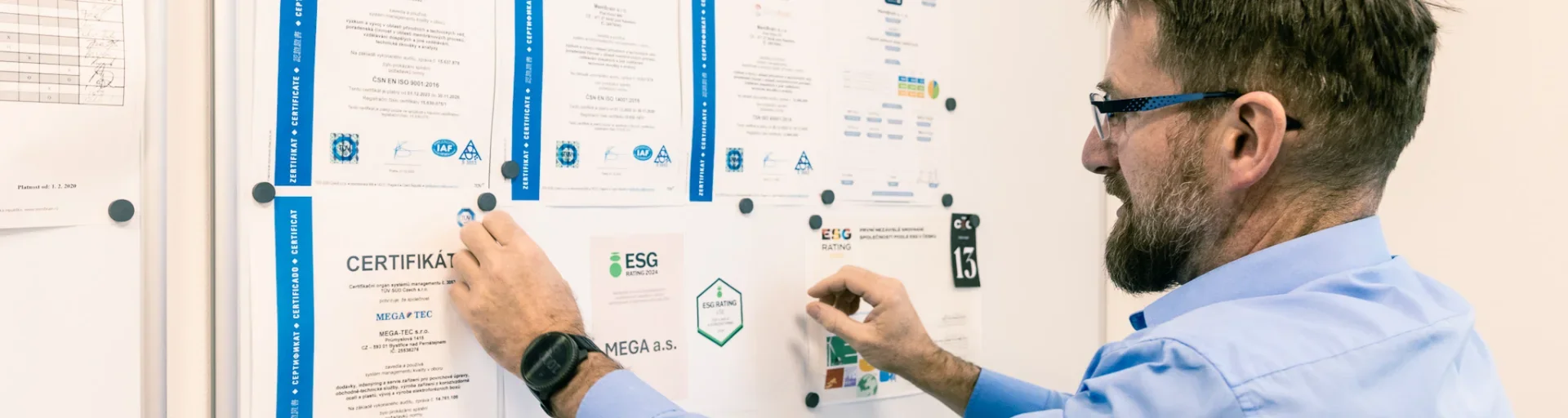 MEGA certifikáty a ocenění