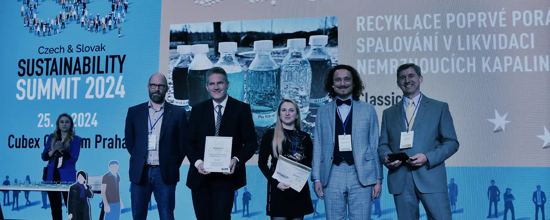 Antifreeze cleaning technology wins prestigious Czech & Slovak Sustainability Summit 2024 award!